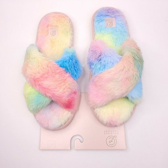 Chinese Laundry Tie Dye Crossband Slippers XL - Picture 2 of 6